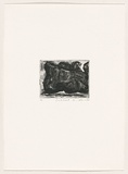 Artist: b'AMOR, Rick' | Title: b'Dark coast.' | Date: 1998 | Technique: b'etching, printed in black ink, from one plate'