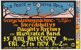Artist: LITTLE, Colin | Title: A Peace of Canberra Rock ... A.N.U. Refectory. | Date: 1982 | Technique: screenprint, printed in colour, from two stencils