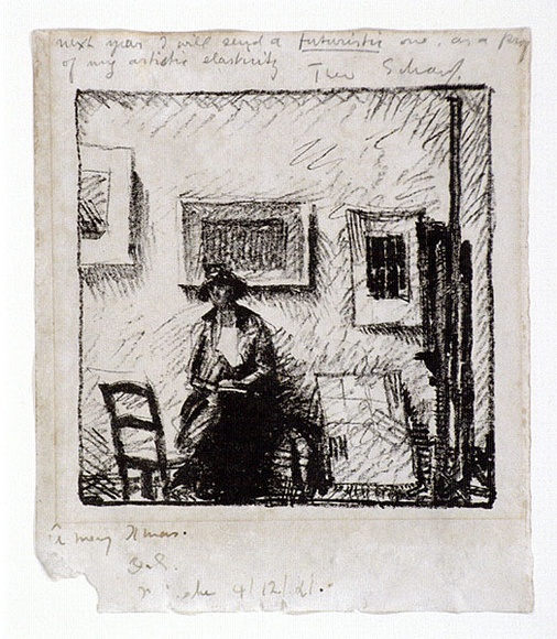 Artist: b'Scharf, Theo.' | Title: b'(Studio interior)' | Date: 1921 | Technique: b'lithograph, printed in black ink, from one stone' | Copyright: b'\xc2\xa9 The Estate of Theo Scharf.'