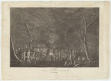 Title: b'Corrobborree or dance of the natives of New South Wales. New Holland.' | Date: 1821 | Technique: b'engraving, printed in black ink, from one copper plate'