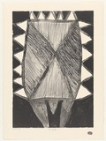 Artist: Banggala, England. | Title: Fire djang | Date: 2000, October - November | Technique: lithograph, printed in black ink, from one stone | Copyright: © England Banggala. Licensed by VISCOPY, Australia