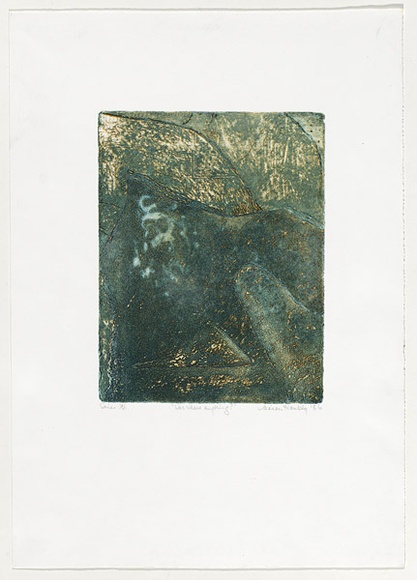 Artist: b'Hambly, Marian.' | Title: b'Was there anything?' | Date: 1986 | Technique: b'etching and aquatint, printed in colour, from multiple plates'