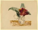 Artist: b'Nolan, Sidney.' | Title: b'Flowers' | Date: c.1946 | Technique: b'monotype'