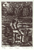 Artist: Jones, Tim. | Title: Wood chopper | Date: 1994, April - May | Technique: etching, printed in black ink, from one plate