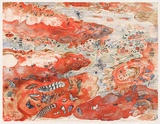 Artist: b'Wolseley, John.' | Title: b'Arrarente Desert' | Date: 1997, May - July | Technique: b'lithograph, printed in colour, from four stones' | Copyright: b'\xc2\xa9 John Wolseley. Licensed by VISCOPY, Australia'