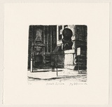 Artist: AMOR, Rick | Title: Small square. | Date: 2002 | Technique: etching, printed in black ink, from one plate