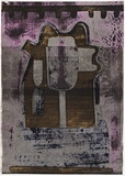 Artist: b'Senbergs, Jan.' | Title: b'Head (small)' | Date: 1964 | Technique: b'screenprint, printed in colour, from four stencils' | Copyright: b'\xc2\xa9 Jan Senbergs. Licensed by VISCOPY, Australia'