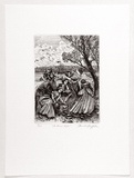 Artist: b'GRIFFITH, Pamela' | Title: b'A new life.' | Date: 1988 | Technique: b'etching, printed in black ink, from one plate' | Copyright: b'\xc2\xa9 Pamela Griffith'