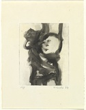 Title: not titled [monoprint] | Date: 1964 | Technique: monoprint, printed in black ink, from one plate
