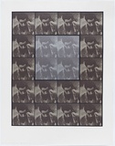 Artist: MADDOCK, Bea | Title: Four times five plus four. | Date: 1970, November | Technique: photo-screenprint, printed in colour, from four stencils