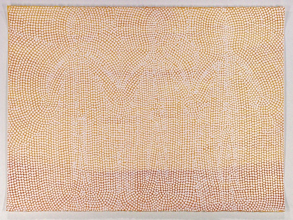 Artist: Cole, Robert Ambrose. | Title: Three spirits [orange] | Date: 1994 | Technique: screenprint, printed in colour, from two stencils