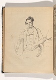 Artist: b'Nicholas, William.' | Title: b'The poet (Samuel Prout Hill)' | Date: 1847 | Technique: b'pen-lithograph, printed in black ink, from one plate'