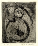 Artist: b'Brash, Barbara.' | Title: b'The hat.' | Date: 1950s | Technique: b'etching, aquatint and lavis, printed in black ink, from one plate'