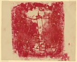 Artist: Nolan, Sidney. | Title: not titled [A candle]. | Date: c.1946 | Technique: transfer drawing