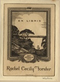 Artist: b'FEINT, Adrian' | Title: b'Bookplate: Rachel Cecily Forster.' | Date: 1925 | Technique: b'etching, printed in brown ink with plate-tone, from one plate' | Copyright: b'Courtesy the Estate of Adrian Feint'