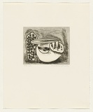Artist: b'LEACH-JONES, Alun' | Title: b'The Welsh suite (#8)' | Date: October 1991 | Technique: b'etching, printed in black ink, from one plate' | Copyright: b'Courtesy of the artist'