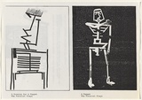 Artist: b'TWIGG, Tony' | Title: b'Performance invitation: A puppet company Roslyn Oxley Gallery' | Date: 1983 | Technique: b'photocopy' | Copyright: b'\xc2\xa9 Tony Twigg. Licensed by VISCOPY, Australia'