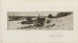 Artist: SHIRLOW, John | Title: The Riverside | Date: 1895 | Technique: etching, printed in black ink with plate-tone, from one copper plate