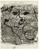 Artist: b'BOYD, Arthur' | Title: b'Oval figure between two heads.' | Date: (c.1965) | Technique: b'monotype, printed in black ink, from one plate' | Copyright: b'This work appears on screen courtesy of Bundanon Trust'