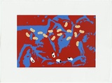 Artist: Rooney, Robert. | Title: Beans and banzai | Date: 1987 | Technique: screenprint, printed in colour, from four screens | Copyright: Courtesy of Tolarno Galleries