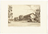 Artist: b'PLATT, Austin' | Title: b'Presbyterian Ladies College, Pymble' | Date: 1946 | Technique: b'etching'