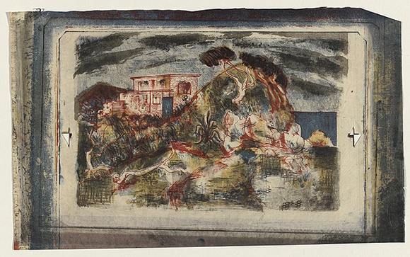 Title: b'Quoin Island' | Technique: b'lithograph, printed in colour, from multiple stones'