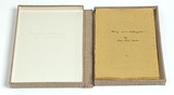 Artist: MADDOCK, Bea | Title: Being and nothingness by Jean-Paul Sartre. | Date: 1982 | Technique: handwritten text