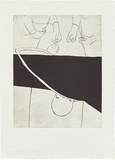 Artist: b'MADDOCK, Bea' | Title: b'Triptych 1' | Date: 1969 | Technique: b'drypoint and etching, printed in black ink, from one copper plate'