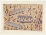 Artist: b'Bowen, Dean.' | Title: b'Toy town' | Date: 1989 | Technique: b'lithograph, printed in colour, from multiple stones'