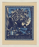 Artist: FEINT, Adrian | Title: Bookplate: Enid Mackellar. | Date: (1942) | Technique: wood-engraving | Copyright: Courtesy the Estate of Adrian Feint