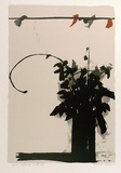 Artist: b'ROSE, David' | Title: b'Wistaria still life' | Date: 1967 | Technique: b'screenprint, printed in colour, from five stencils'