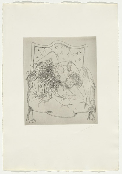 Artist: b'BOYD, Arthur' | Title: b'Sunset.' | Date: 1970 | Technique: b'etching, printed in black ink, from one plate' | Copyright: b'Reproduced with permission of Bundanon Trust'