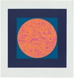 Artist: LEACH-JONES, Alun | Title: Shalimar | Date: 1967 | Technique: screenprint, printed in colour, from four stencil | Copyright: Courtesy of the artist