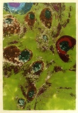 Artist: b'Gould, Strom.' | Title: b'Abstract' | Date: c.1960 | Technique: b'etching, deep etch printed intaglio and relief in colour from one plate'