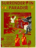 Artist: b'Cowper, Martin.' | Title: b'Surrender in paradise...Queensland as it might be.' | Date: 1978 | Technique: b'screenprint, printed in colour, from five stencils'