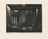 Artist: AMOR, Rick | Title: Anteroom | Date: 1999, October | Technique: lithograph, printed in black ink, from one plate | Copyright: Image reproduced courtesy the artist and Niagara Galleries, Melbourne