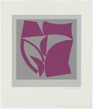 Artist: LEACH-JONES, Alun | Title: Voyager 1, mulberry | Date: 1978 | Technique: screenprint, printed in colour, from multiple stencils | Copyright: Courtesy of the artist