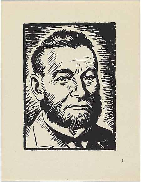 Artist: b'WENBAN, Raymond' | Title: b'Peter Lalor.' | Date: 1954 | Technique: b'screenprint, printed in black ink, from one screen'