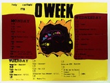 Artist: b'HARLEY, Ross' | Title: bHoly catfish it's O week. | Date: 1981 | Technique: b'screenprint, printed in colour, from multiple stencils'