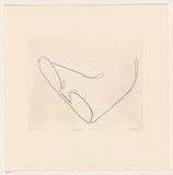 Title: b'Occhiali' | Date: 1984 | Technique: b'drypoint, printed in black ink, from one perspex plate'