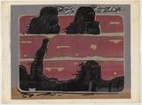 Title: b'not titled [enclosed head figures]' | Date: 1966 | Technique: b'screenprint, printed in colour, multiple screens'