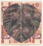 Artist: HALL, Fiona | Title: Ficus auriculata - Roxburgh fig (Thai currency) | Date: 2000 - 2002 | Technique: gouache | Copyright: © Fiona Hall