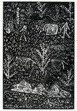 Artist: b'PWERLE, Angelina' | Title: b'not titled [No.50]' | Date: 1990 | Technique: b'woodcut, printed in black ink, from one block'