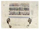 Artist: WICKS, Arthur | Title: 4 steps 3 times | Date: 1978 | Technique: screenprint; coloured zerox