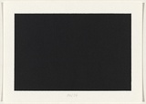 Title: b'not titled [black]' | Date: 2004 | Technique: b'screenprint, printed in acrylic paint, from one stencil'