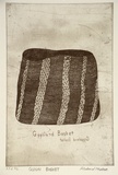 Artist: MULLETT, Richard | Title: Gunai basket | Date: 1999, April | Technique: etching, printed in black ink, from one plate