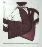 Artist: b'CHERRY, Chris' | Title: b'Woman and chair' | Date: 1982 | Technique: b'lithograph, printed in black ink, from one stone' | Copyright: b'\xc2\xa9 Jan Davis'