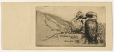 Artist: LONG, Sydney | Title: Christmas card: 1923 | Date: 1923 | Technique: line-etching, printed in black ink with plate-tone, from one copper plate | Copyright: Reproduced with the kind permission of the Ophthalmic Research Institute of Australia