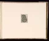 Artist: b'Mann, Gillian.' | Title: b'Text.' | Date: 1981 | Technique: b'etching, printed in black ink, from one plate'