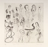 Artist: b'SHEARER, Mitzi' | Title: b'Figures, shapes and ideas no.1' | Date: 1981-84